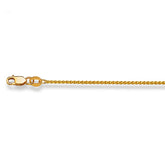 Zopfhalskette 18 Karat Gold  -750 in Gelbgold 38 cm - 50 cm x 1.1 mm